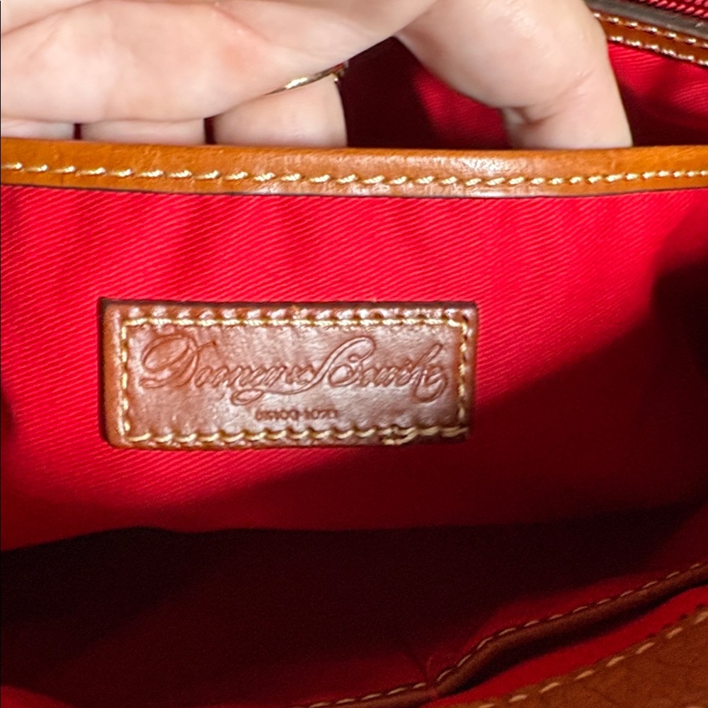 Dooney & Bourke Caramel Leather Tote - Picture 13 of 13